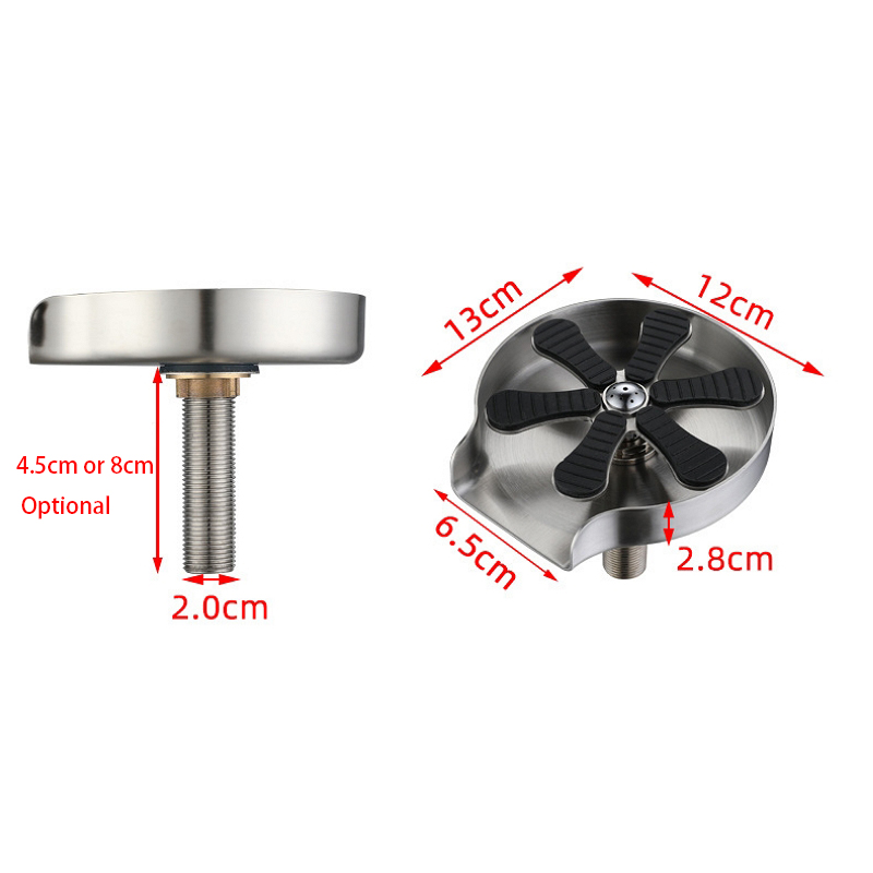Glass Rinser For Kitchen Sink Metal - Keukenkraan Glazen beker wassen Automatische roestvrijstalen