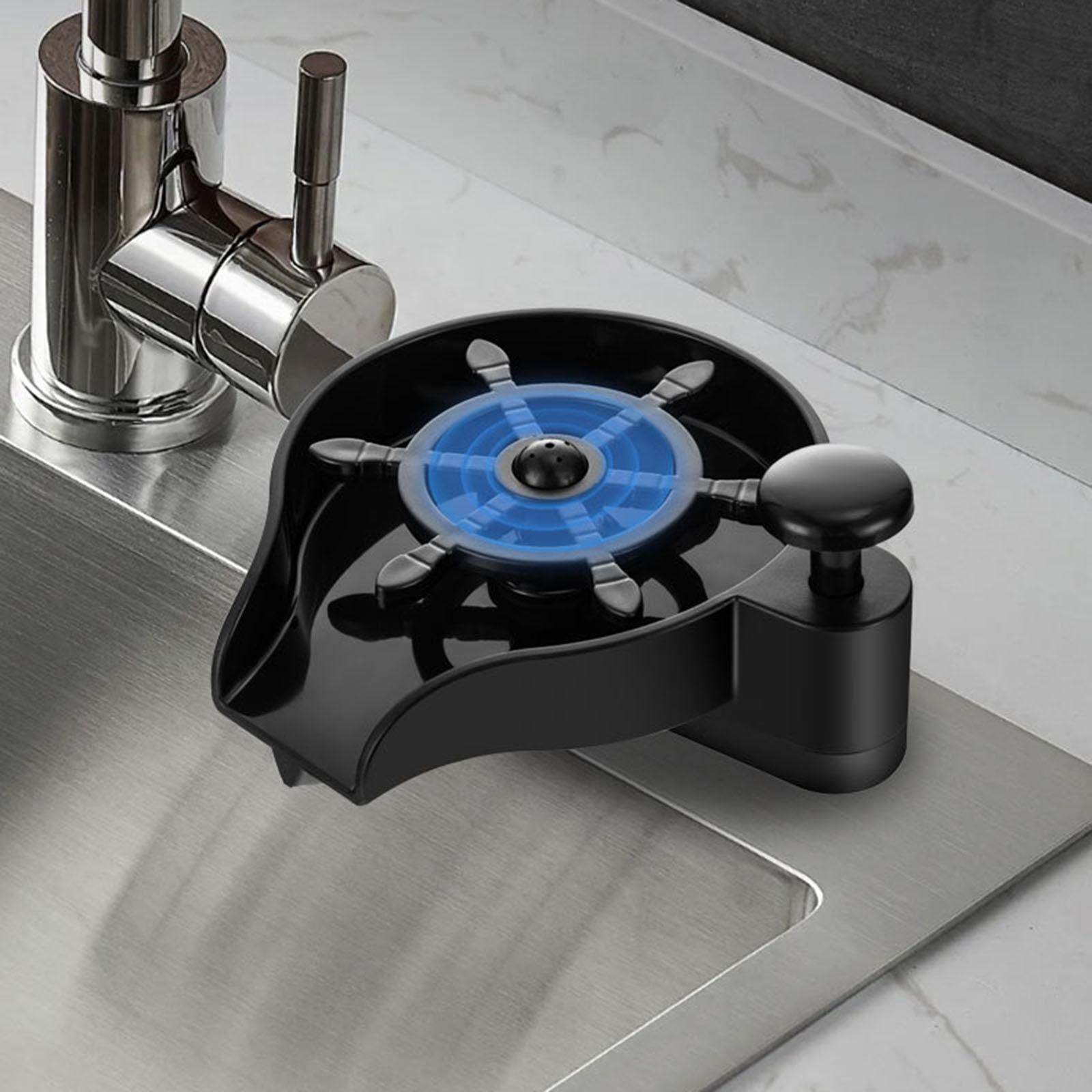 Glass Rinser For Kitchen Sink Metal - Aanrecht Flessenwasmachine Bar Glazen spoelmachine voor