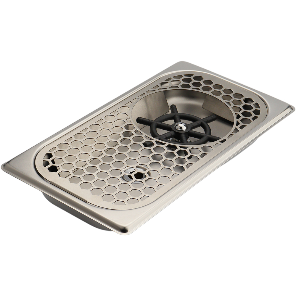 Glass Rinser For Kitchen Sink Metal - Koffiewinkel Accessoires Kraan Cup Rinser Flessen