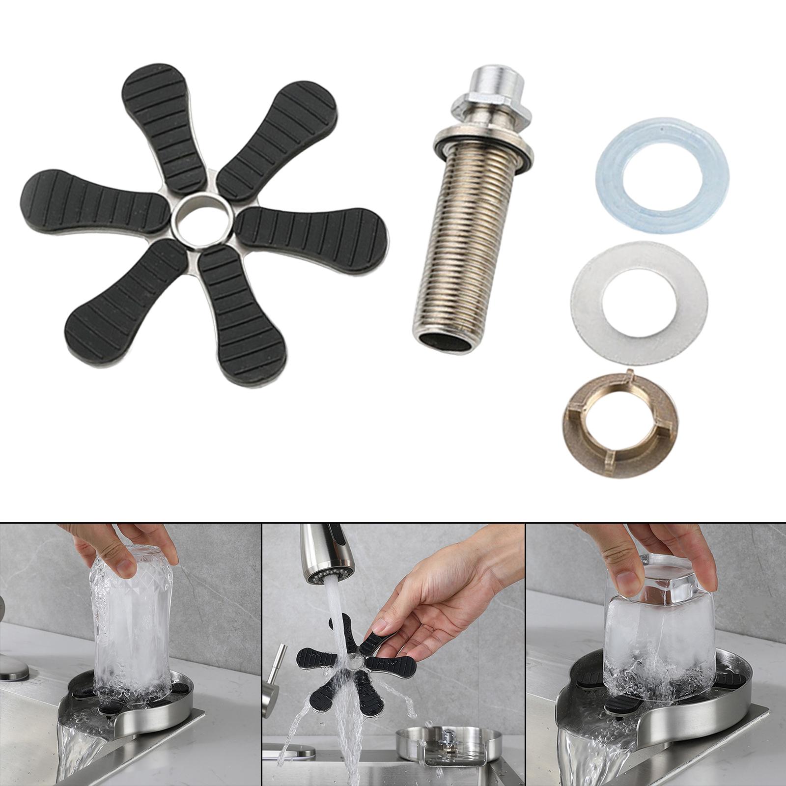 Glass Rinser For Kitchen Sink Metal - Aanrechtspoeler voor glas Accessoire 3,15 inch