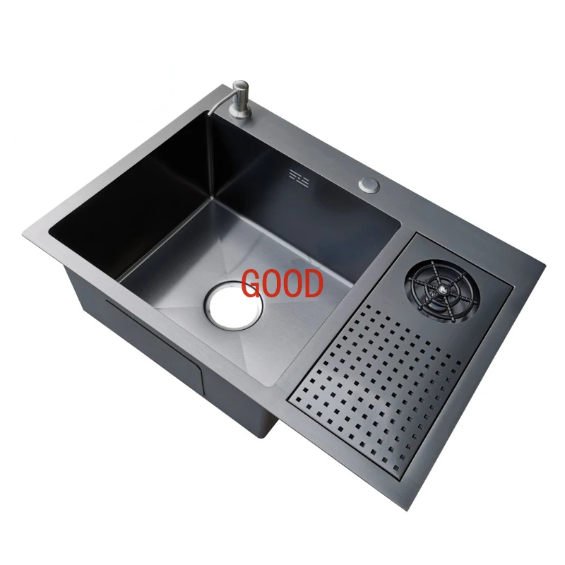 Stainless Steel Undermount Kitchen Sink 30 - 30 inch onderbouw glazen spoelbak (16