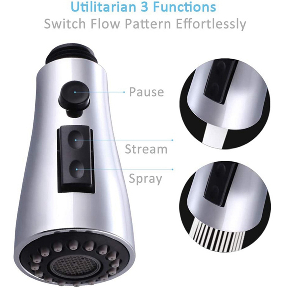 Pull Down Spray Kitchen Faucet Brushed Nickel - CYCLI-2X Keukenkraan met uittrekbare sproeikop, uittrekbare