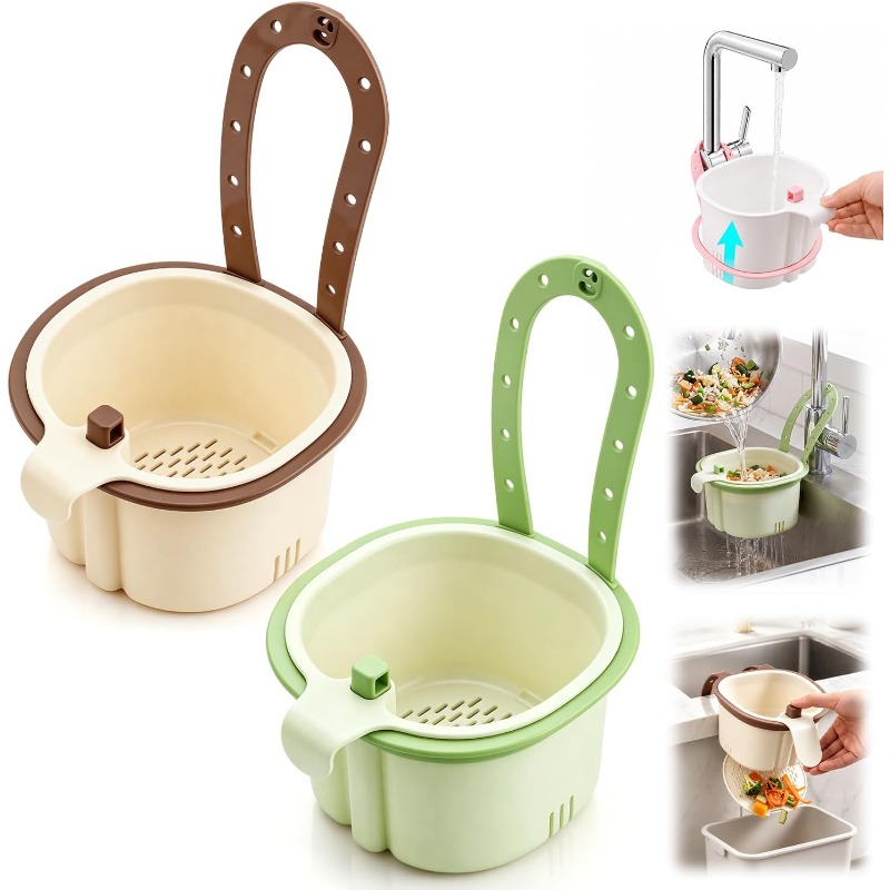 Kitchen Sink Drain Strainer Basket - 2 stuks 2026 Nieuwe Cactus Aanhangende