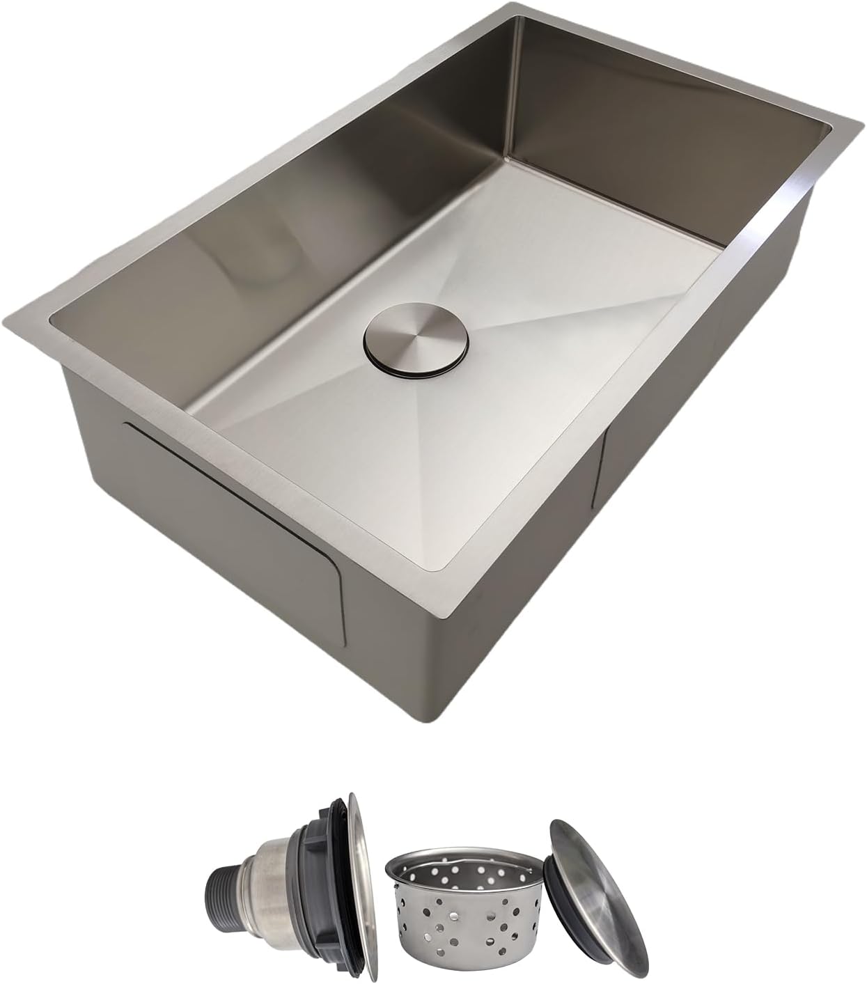 Stainless Steel Undermount Kitchen Sink 30 - 30 inch onderbouwkeukenkraan - 18 gauge