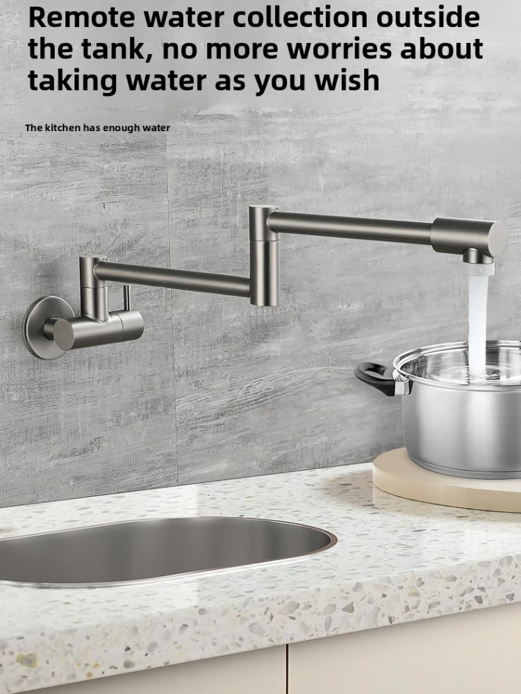 Wandmodel keukenkraan, inklapb - Pot Filler Faucet Wall Mount Folding recensie en prijs