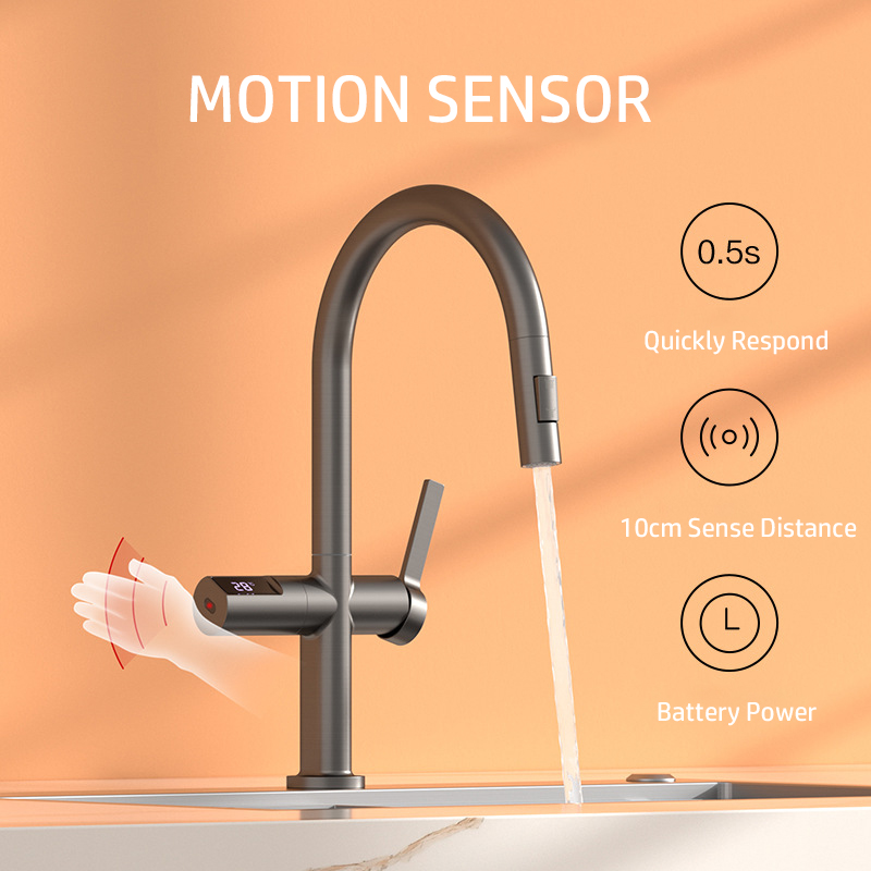 Touchless Digitale Kraan Keuke - Touchless Kitchen Faucet Motion Sensor recensie en prijs