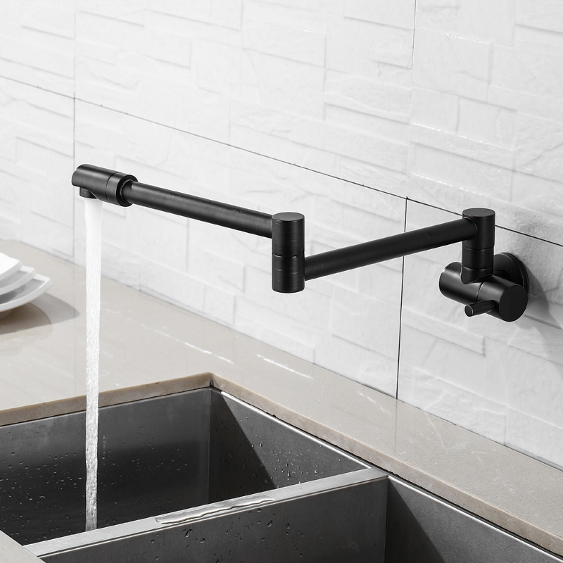 Messing Wandmontage Keukenkraa - Pot Filler Faucet Wall Mount Folding recensie en prijs