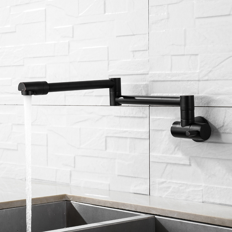 Messing Wandmontage Keukenkraa - Pot Filler Faucet Wall Mount Folding recensie en prijs