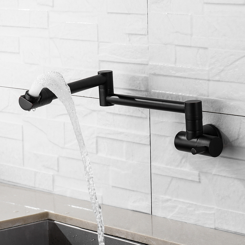Messing Wandmontage Keukenkraa - Pot Filler Faucet Wall Mount Folding recensie en prijs