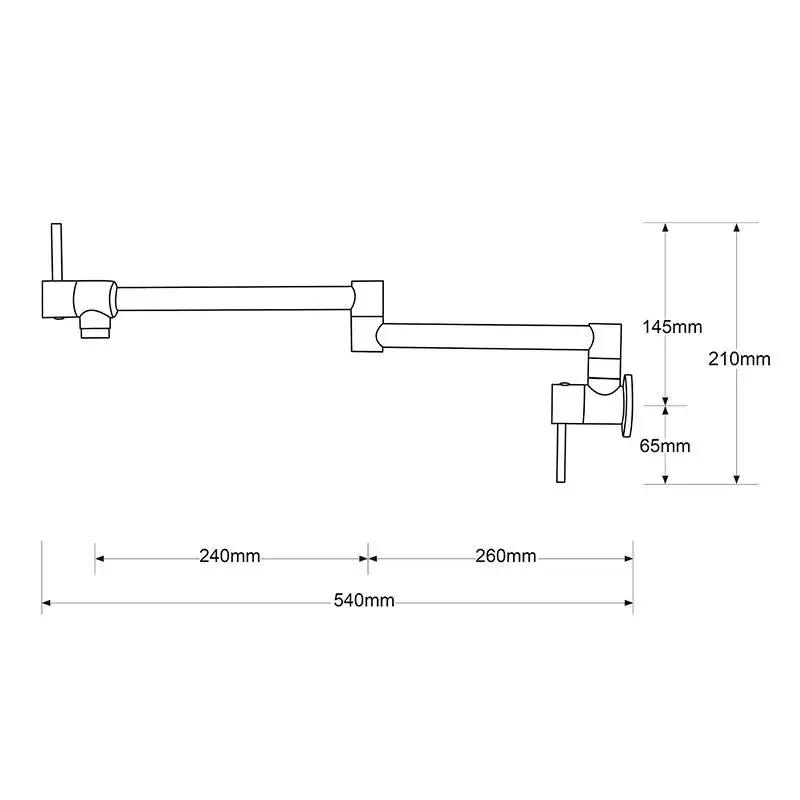 Wandmontage, inklapbare keuken - Pot Filler Faucet Wall Mount Folding recensie en prijs