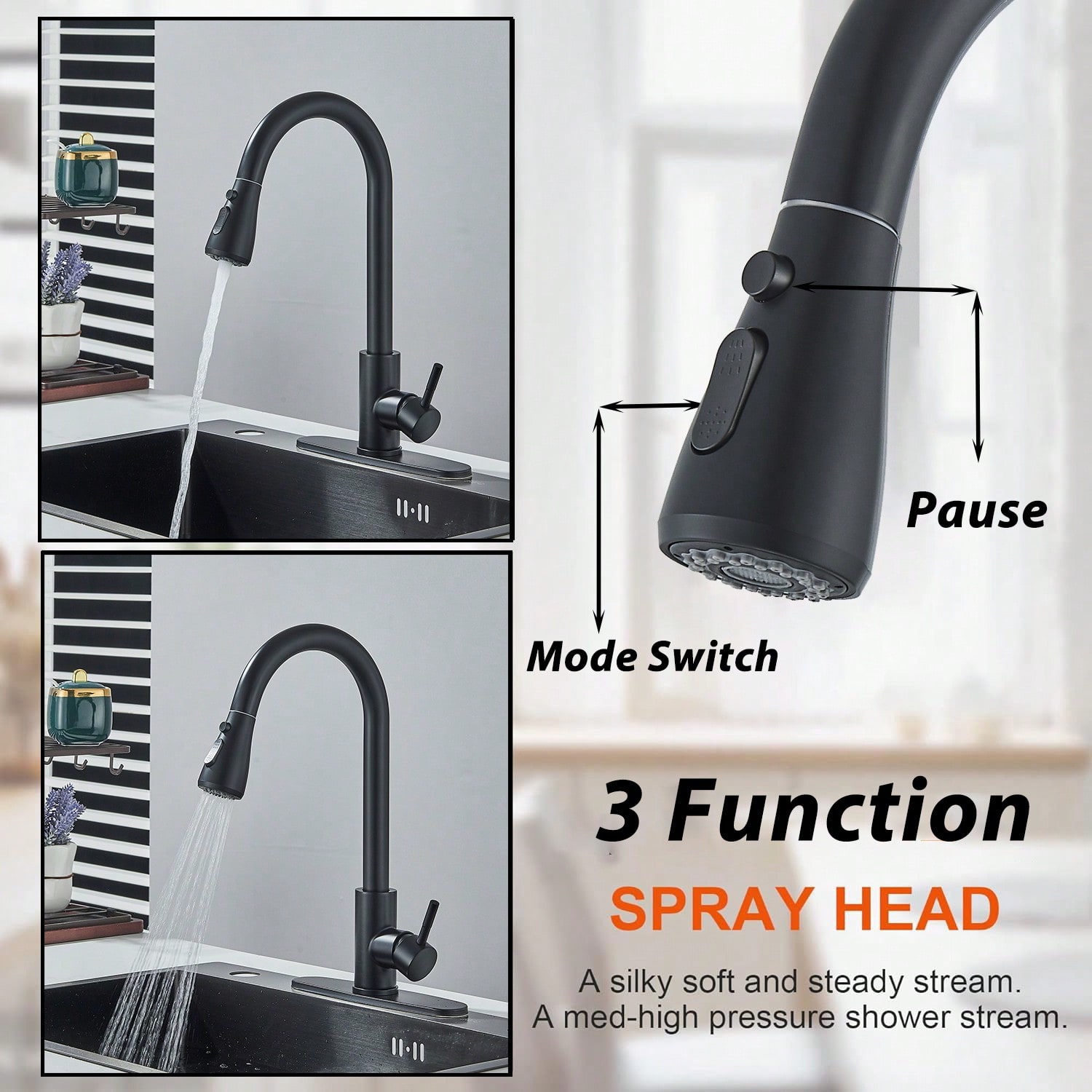Keukenkraan met uittrekbare sp - Pull Down Spray Kitchen Faucet Brushed Nickel recensie en prijs