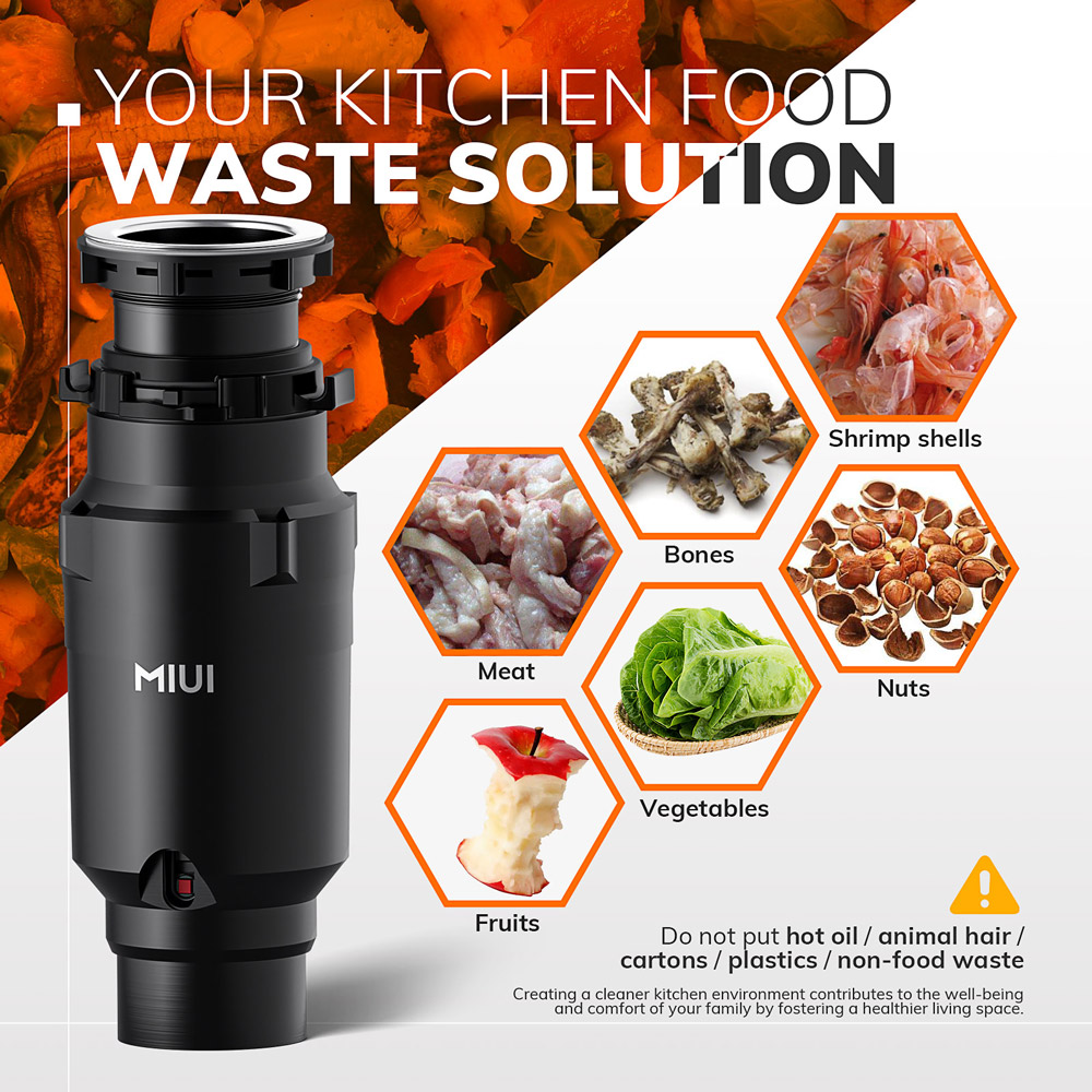 Continue invoer afvalverwijder - Garbage Disposal Continuous Feed 1Hp recensie en prijs
