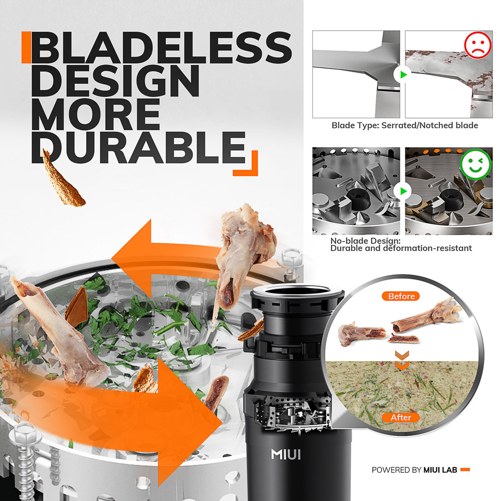 Continue invoer afvalverwijder - Garbage Disposal Continuous Feed 1Hp recensie en prijs