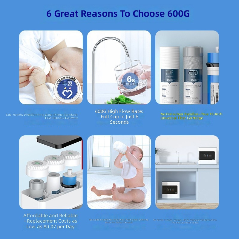 RO Omgekeerde Osmose Waterfilt - Water Purifier Ro Reverse Osmosis 600Gpd recensie en prijs
