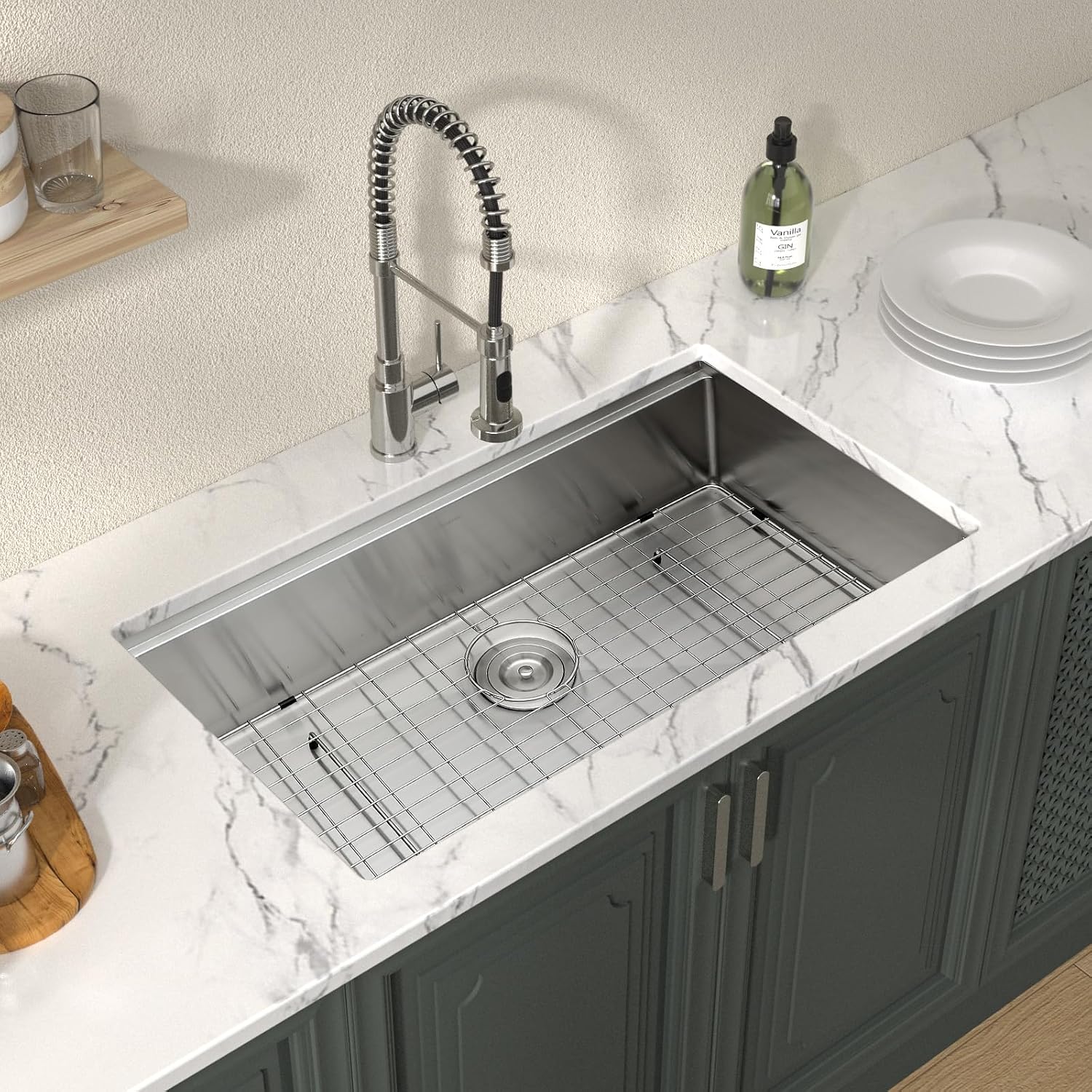 30 inch onderbouw keukenkraan  - Stainless Steel Undermount Kitchen Sink 30 recensie en prijs