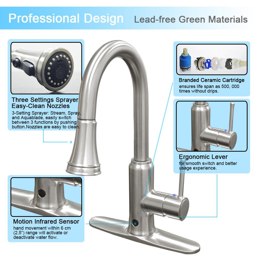 Beweging Infraroodsensor Kraan - Touchless Kitchen Faucet Motion Sensor recensie en prijs