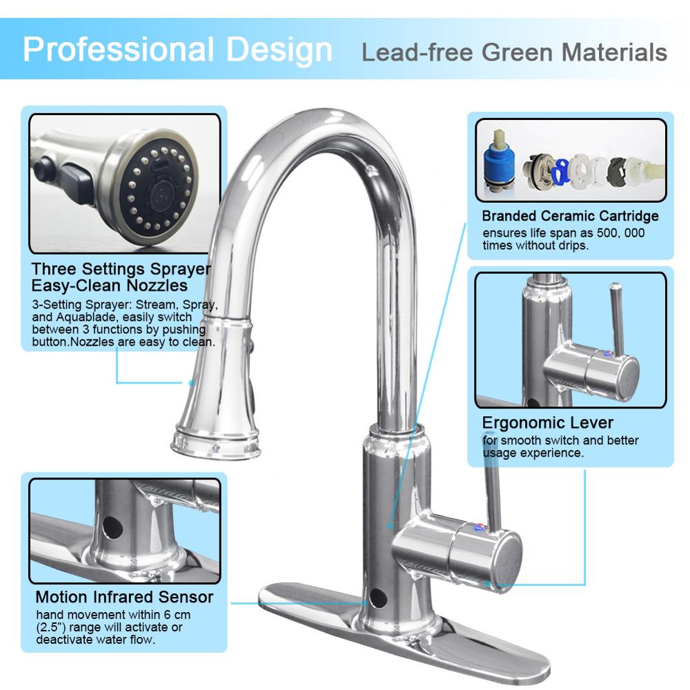 Beweging Infraroodsensor Kraan - Touchless Kitchen Faucet Motion Sensor recensie en prijs