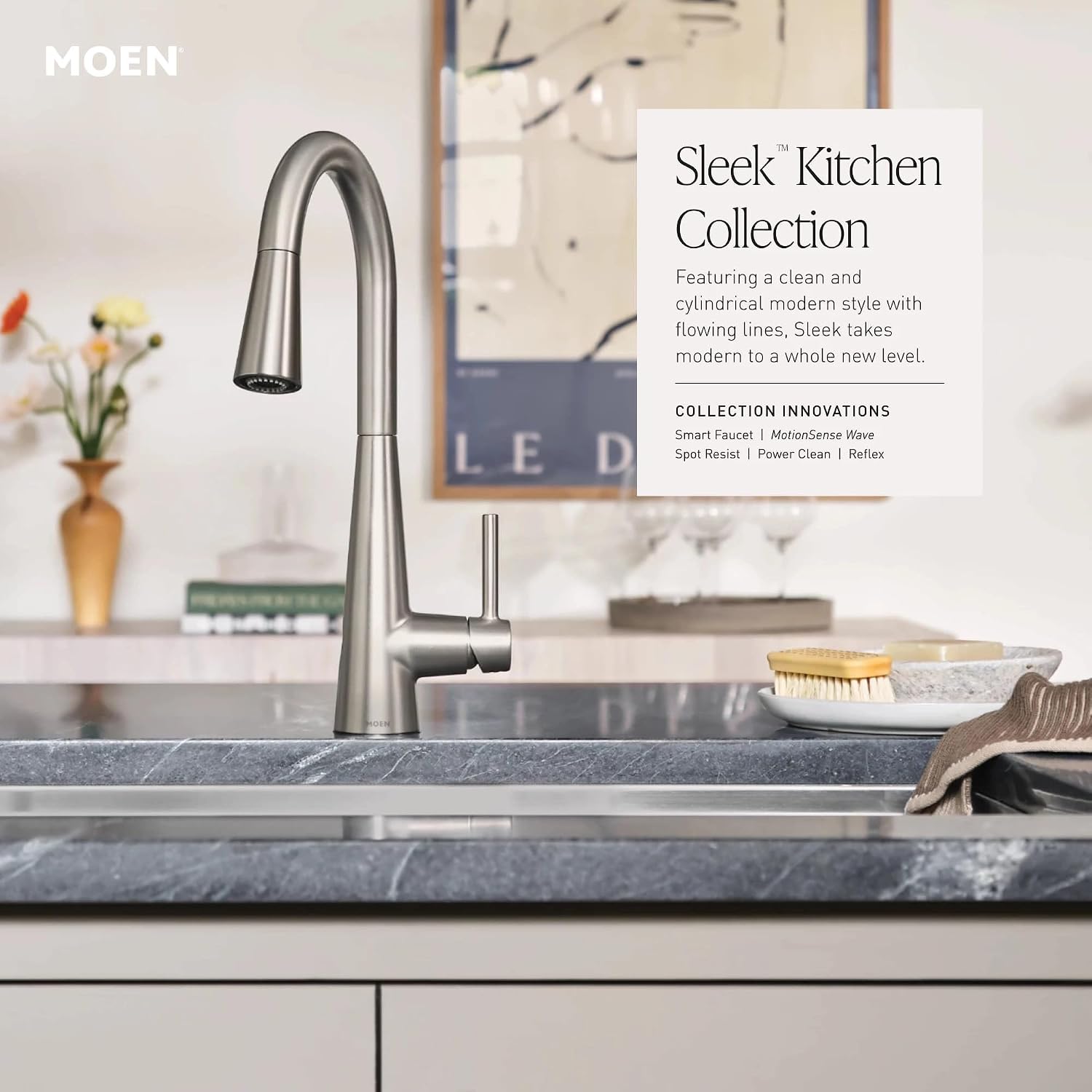 Strakke, moderne, matzwarte ke - Touchless Kitchen Faucet Motion Sensor recensie en prijs