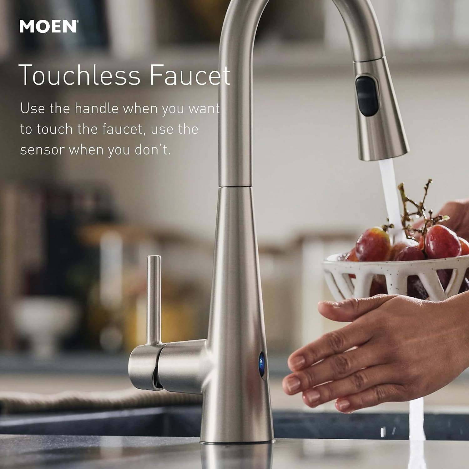 Strakke, moderne, matzwarte ke - Touchless Kitchen Faucet Motion Sensor recensie en prijs