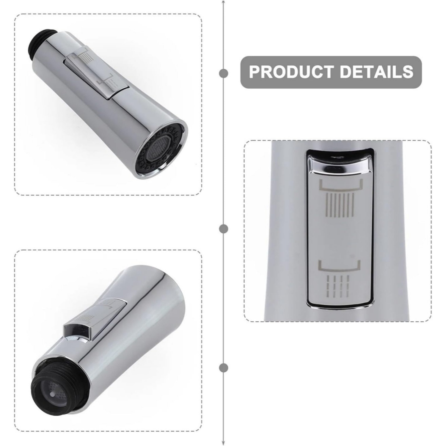 Uittrekbare keukenkraan vervan - Pull Down Spray Kitchen Faucet Brushed Nickel recensie en prijs