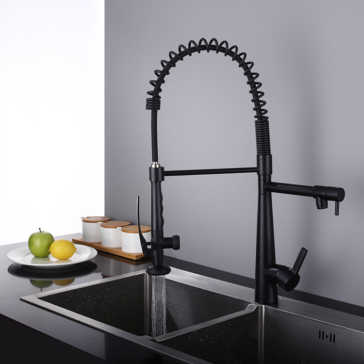 Premium intrekbare keukenkraan - Pull Down Spray Kitchen Faucet Brushed Nickel recensie en prijs