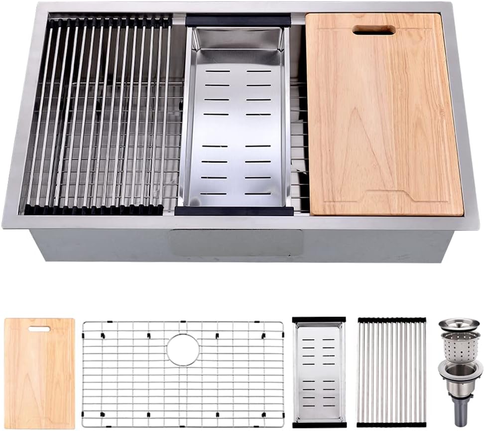 30 inch onderbouwkeukenkraan v - Stainless Steel Undermount Kitchen Sink 30 recensie en prijs