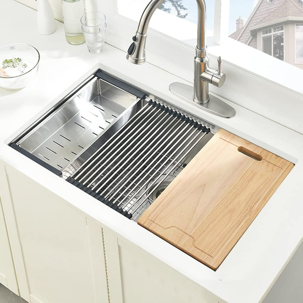 30 inch onderbouwkeukenkraan v - Stainless Steel Undermount Kitchen Sink 30 recensie en prijs