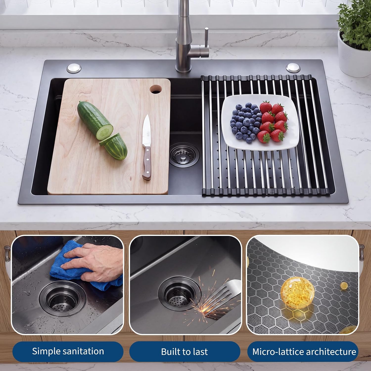 Tacleekii onderbouwkeukenkraan - Stainless Steel Undermount Kitchen Sink 30 recensie en prijs