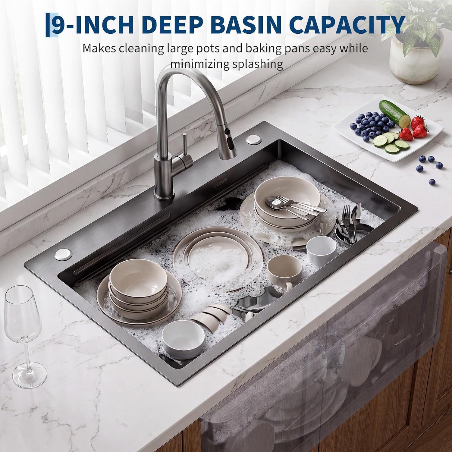 Tacleekii onderbouwkeukenkraan - Stainless Steel Undermount Kitchen Sink 30 recensie en prijs