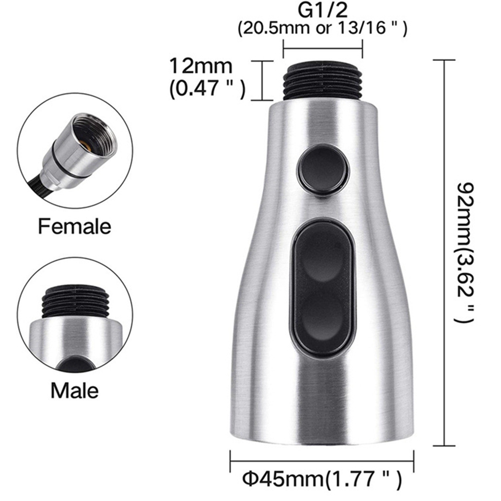 ABWP-2X Keukenkraan met uittre - Pull Down Spray Kitchen Faucet Brushed Nickel recensie en prijs