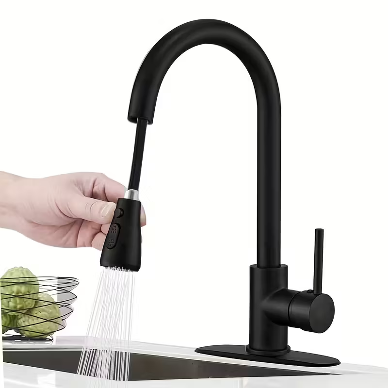 1 st keukenkraan met pull-down - Pull Down Spray Kitchen Faucet Brushed Nickel recensie en prijs