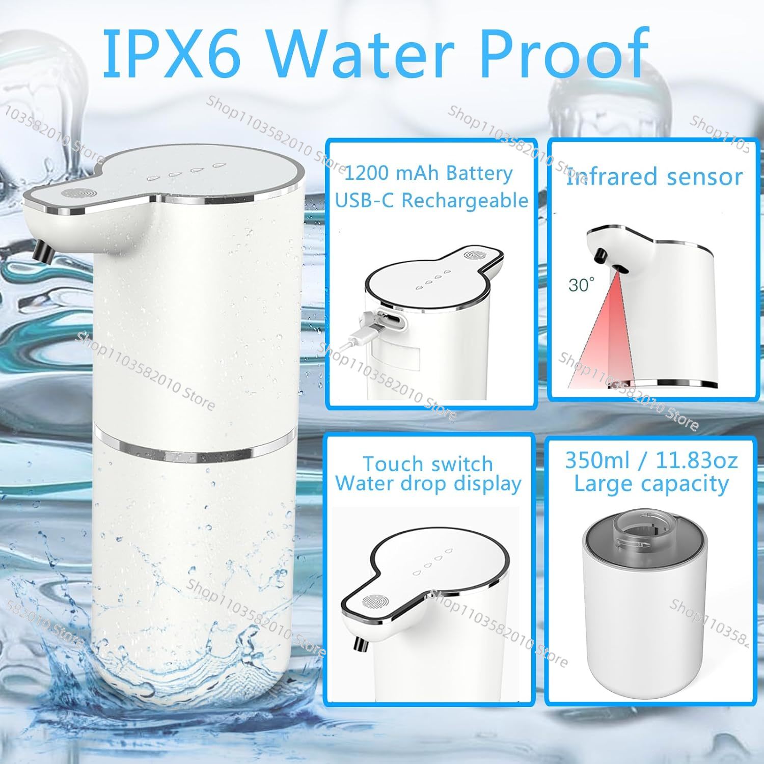 Automatische sensor schuimzeep - Automatic Soap Dispenser Kitchen Sink recensie en prijs