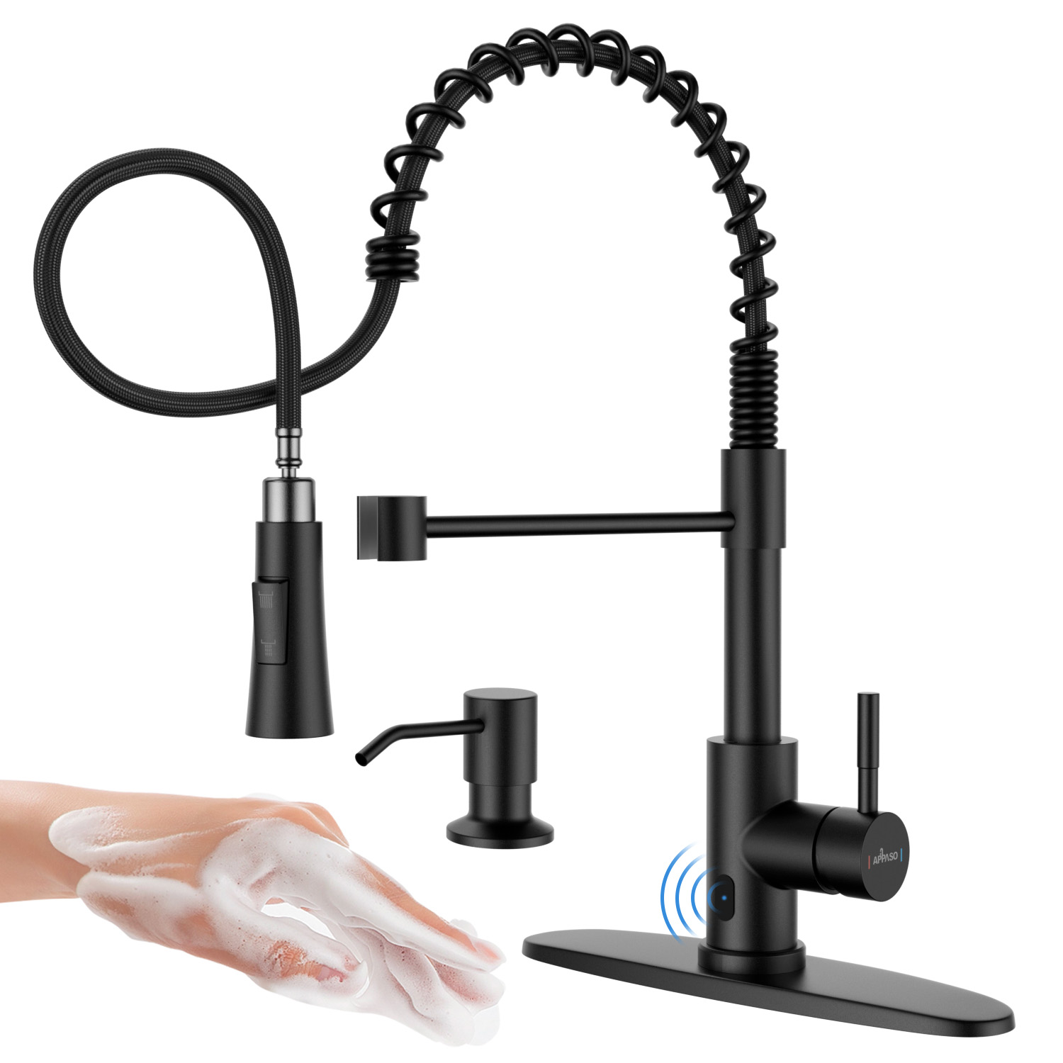 APPASO aanraakvrije keukenkraa - Touchless Kitchen Faucet Motion Sensor recensie en prijs