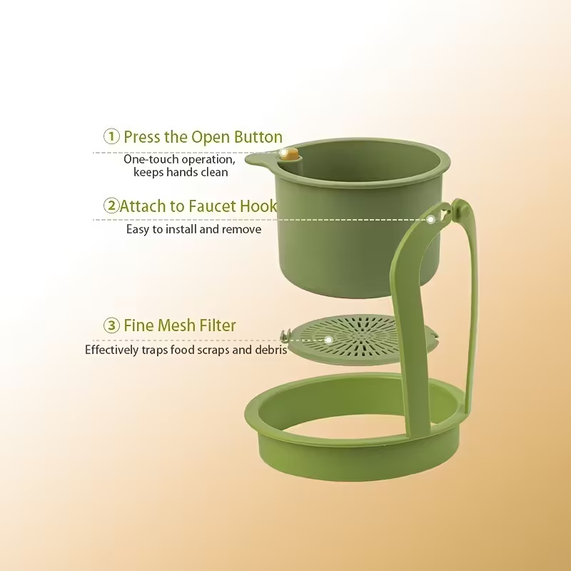 Afgietbak met drukknop: voedse - Kitchen Sink Drain Strainer Basket recensie en prijs