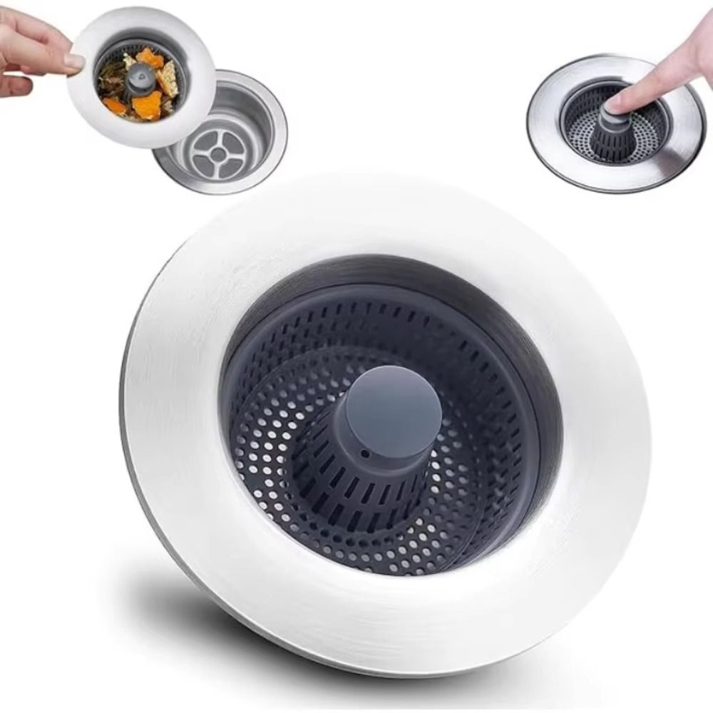 Gemakkelijk te reinigen 3-in-1 - Kitchen Sink Drain Strainer Basket recensie en prijs