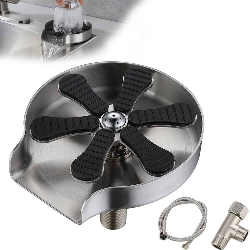 Aanrecht Glazen Beker Wassen A - Glass Rinser For Kitchen Sink Metal recensie en prijs