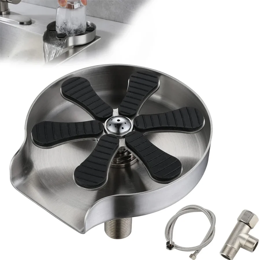 Automatische glazen bekerreini - Glass Rinser For Kitchen Sink Metal recensie en prijs