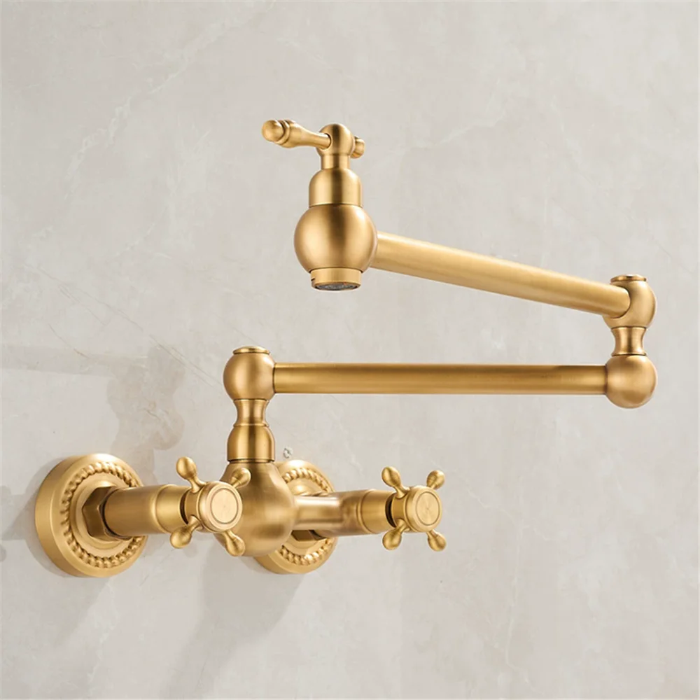 Gouden Pot Filler Kraan Wandmo - Pot Filler Faucet Wall Mount Folding recensie en prijs