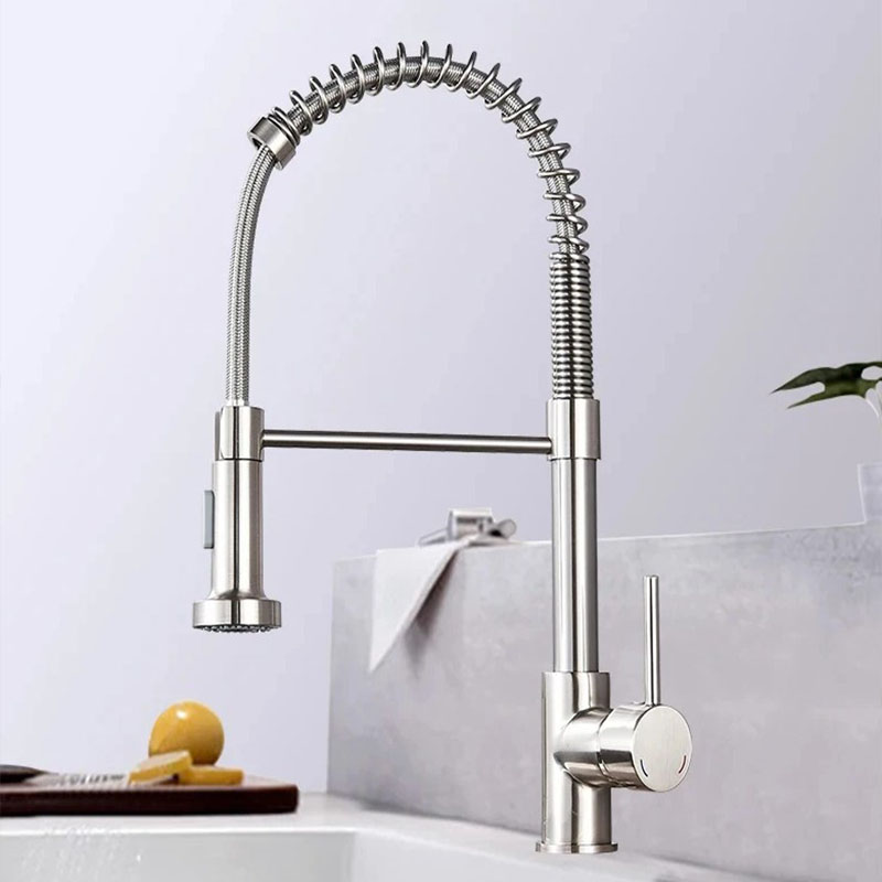 Gouden aanrechtkraan Eén handg - Matte Black Kitchen Sink Faucet Spring recensie en prijs