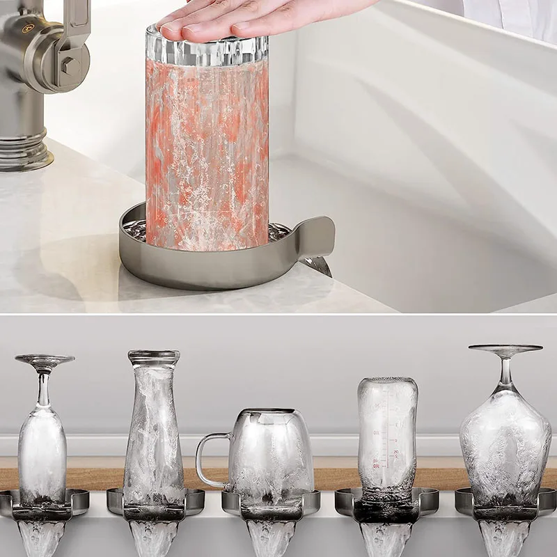 Roestvrijstalen glazen spoelma - Glass Rinser For Kitchen Sink Metal recensie en prijs
