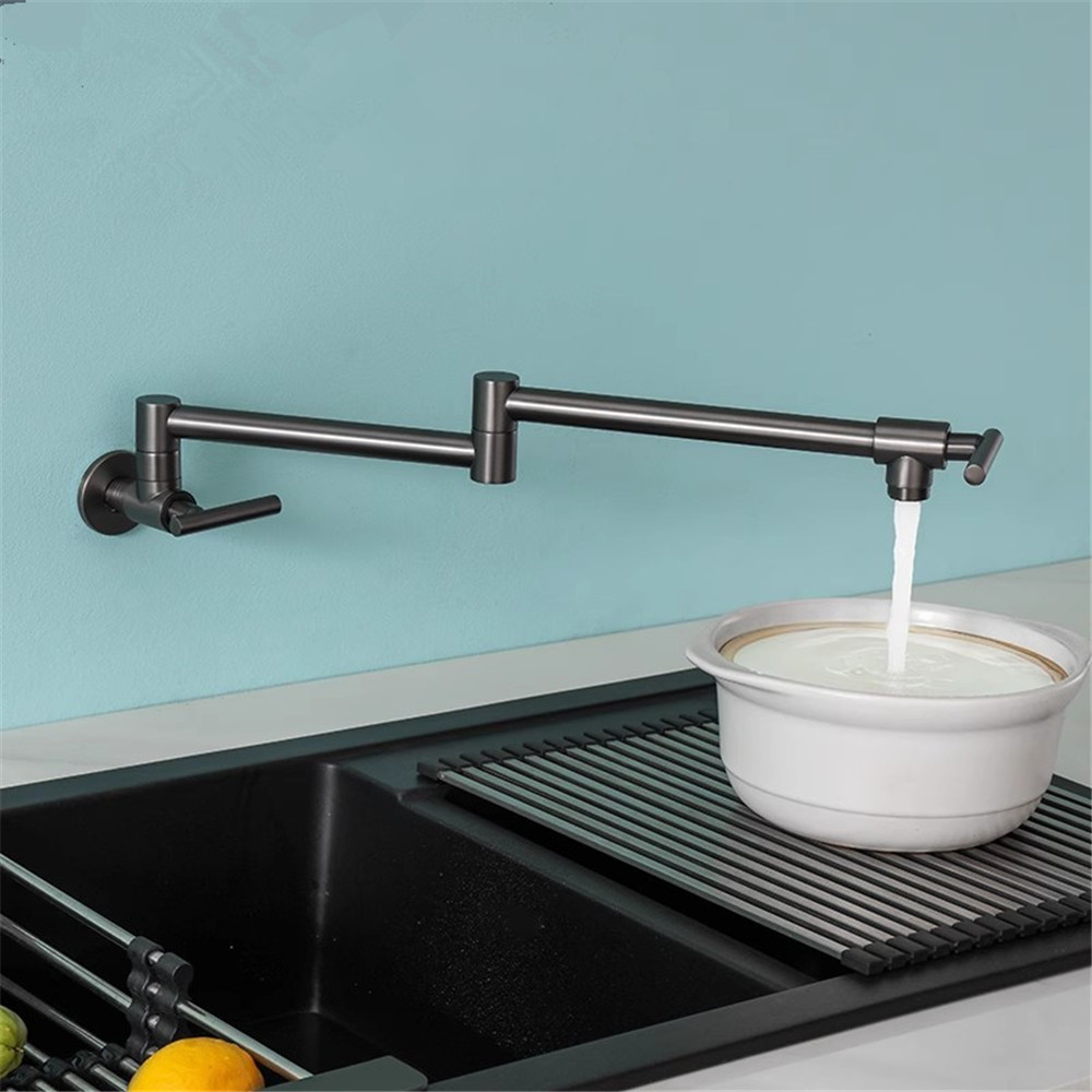 Tuqiu Rosegouden Potvuller Kra - Pot Filler Faucet Wall Mount Folding recensie en prijs