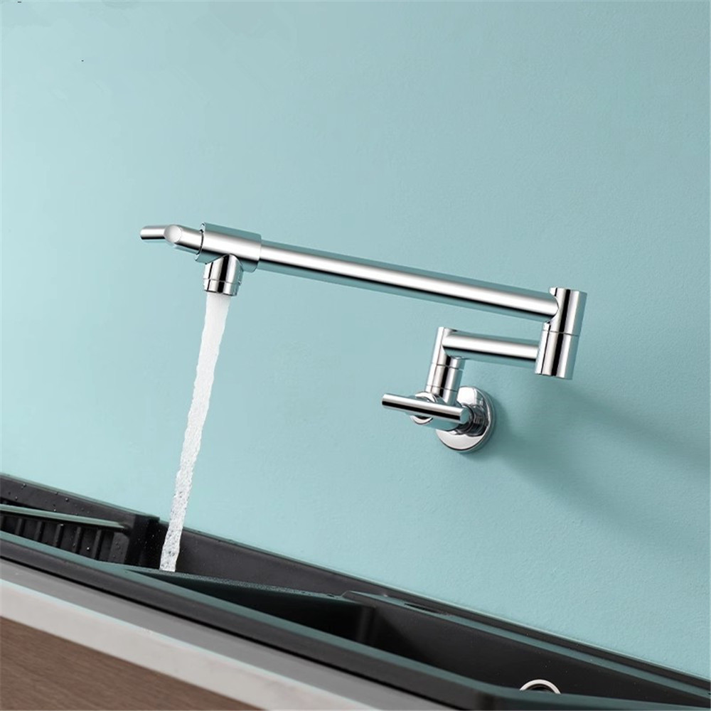 Tuqiu Rosegouden Potvuller Kra - Pot Filler Faucet Wall Mount Folding recensie en prijs