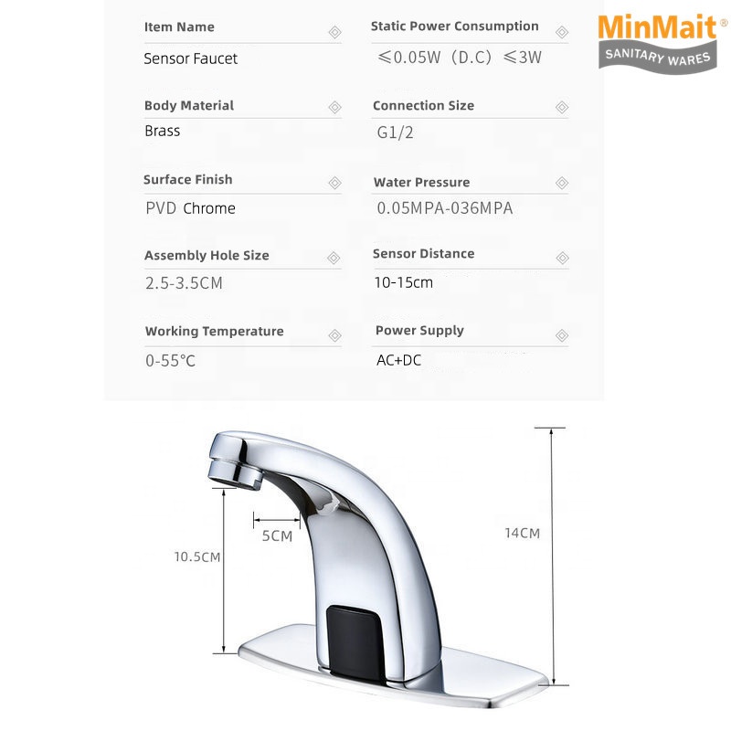 Messing spoelbak slimme automa - Touchless Kitchen Faucet Motion Sensor recensie en prijs