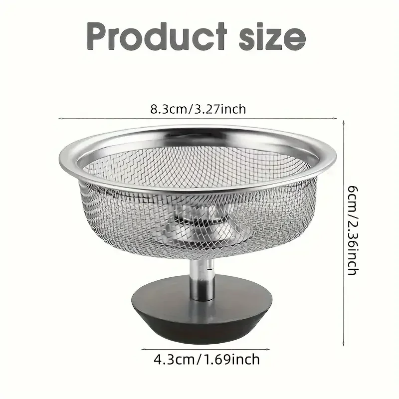 2/4 stuks roestvrijstalen goot - Kitchen Sink Drain Strainer Basket recensie en prijs