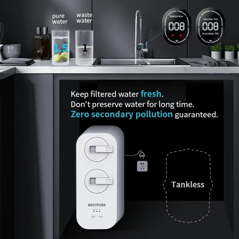 600 GPD Waterfiltratiesysteem  - Water Purifier Ro Reverse Osmosis 600Gpd recensie en prijs