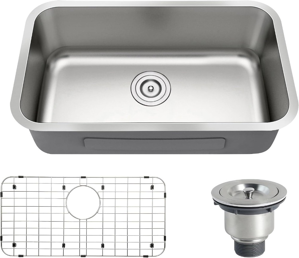 30 inch onderbouw gebogen enke - Stainless Steel Undermount Kitchen Sink 30 recensie en prijs
