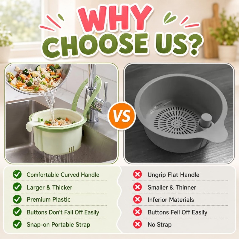 2 stuks 2026 Nieuwe Cactus Aan - Kitchen Sink Drain Strainer Basket recensie en prijs