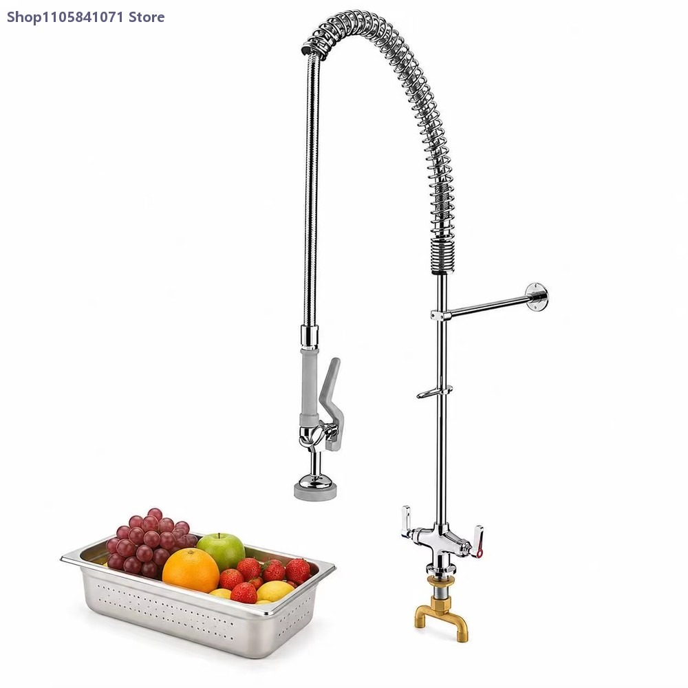 Commerciële keukenkraan met wa - Commercial Pre Rinse Kitchen Faucet Wall recensie en prijs