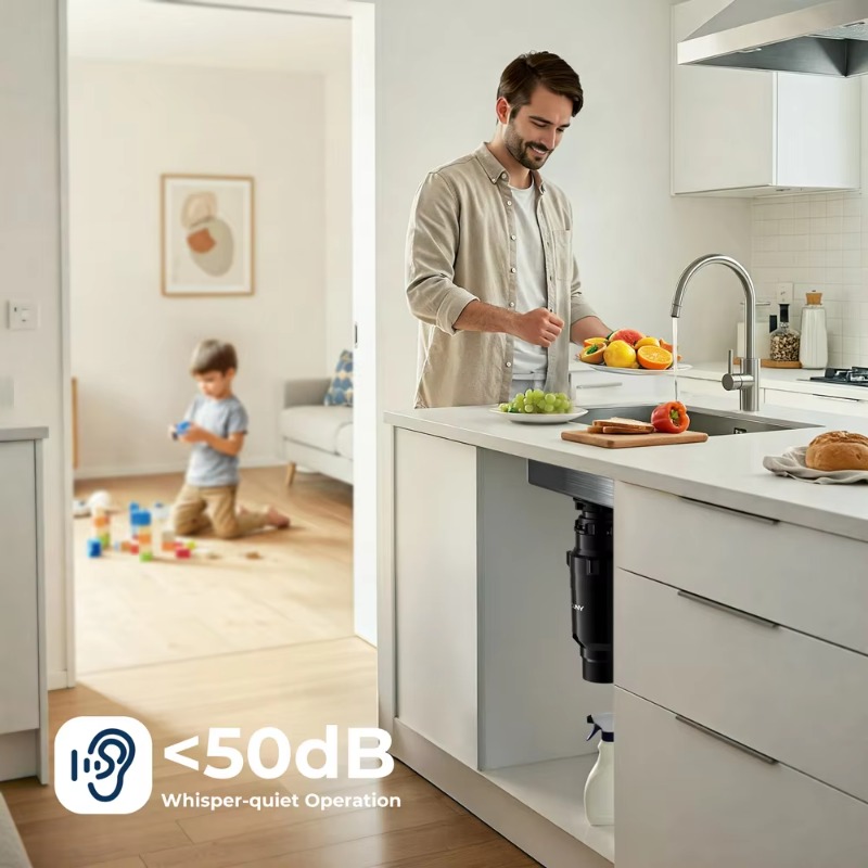 Airo Quiet Food Waste Disposer - Garbage Disposal Continuous Feed 1Hp recensie en prijs