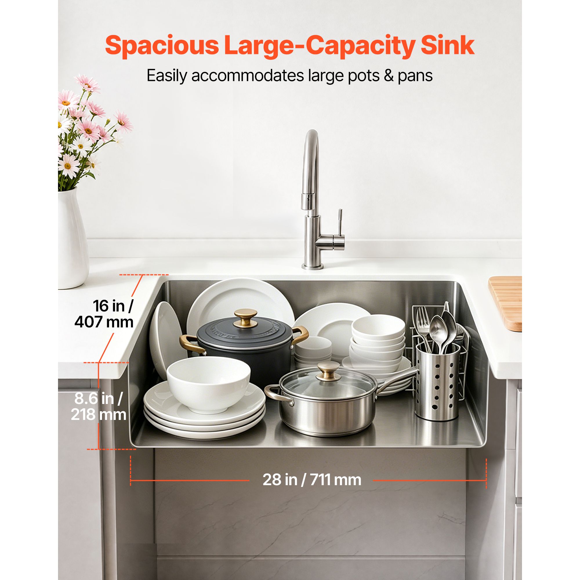 30-inch keukenonderbouw spoelb - Stainless Steel Undermount Kitchen Sink 30 recensie en prijs